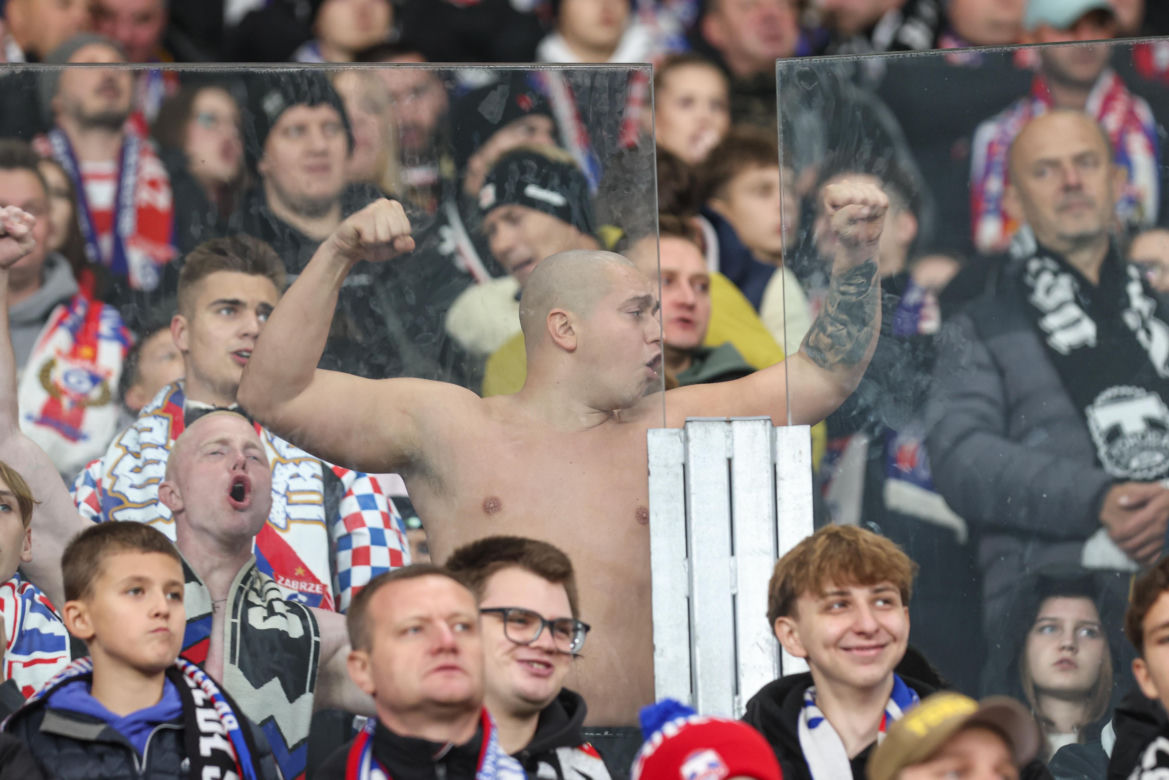 Górnik Zabrze - Legia Warszawa: Zdjęcia kibiców i zawodników z hitu 13. kolejki PKO BP Ekstraklasy