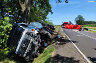 18-latka wjechała volkswagenem w betoniarkę. Tragiczny wypadek w Pszczynie
