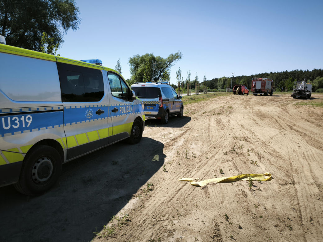 Akcja poszukiwawcza na zbiorniku w Zaborowie