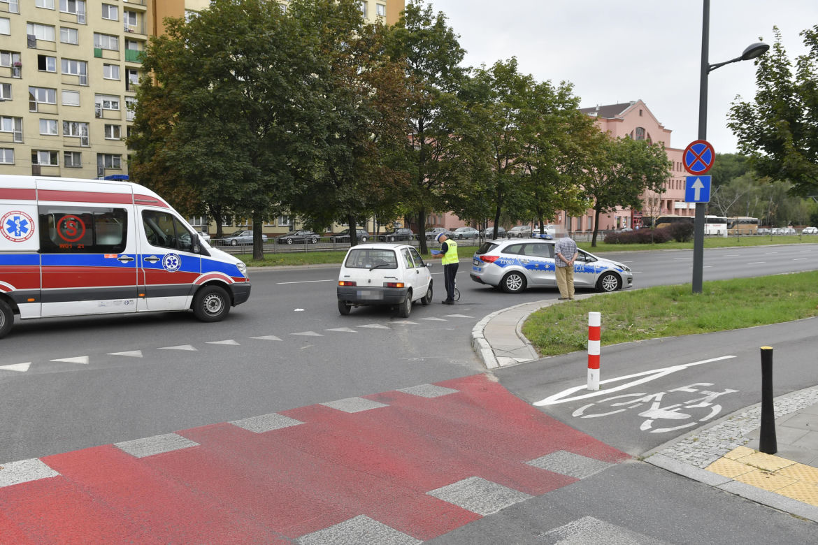 Wypadek z udziałem hulajnogi elektrycznej