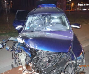 Spowodował wypadek i uciekał pieszo