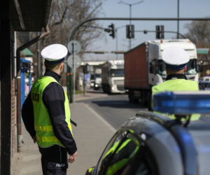 Policja i wojsko na ulicach Krakowa