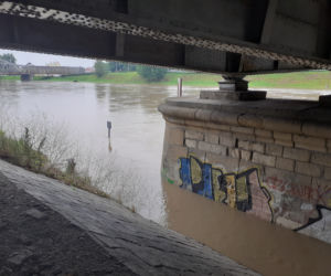 Podwyższony stan wody na Sanie