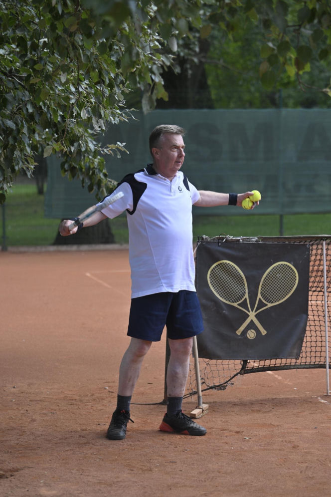 Dariusz Wieczorek zgubił 5 kg na korcie