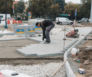 Postęp w pracach na Wałach gen. Sikorskiego w Toruniu. Zobaczcie zdjęcia z placu budowy! [GALERIA]