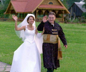 ŚLUB MICHAŁA KAMIŃSKIEGO Z ALEKSANDRĄ PACULSKĄ.