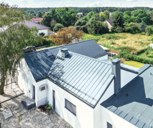 Parterowy dom na skarpie
