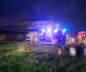Krzywiec. Pożar kompleksu kurników. Padło 20 tys. sztuk perliczek