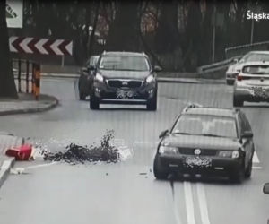 Groźny wypadek w Gliwicach: Młody kierowca potrącił 73-latkę