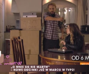O mnie się nie martw 2 sezon. Krzysiek (Paweł Domagała), Karolina (Wiktoria Gąsiewska)