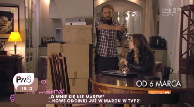 O mnie się nie martw 2 sezon. Krzysiek (Paweł Domagała), Karolina (Wiktoria Gąsiewska)