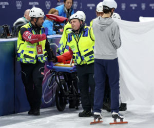 Wypadek Kamili Sellier w short tracku