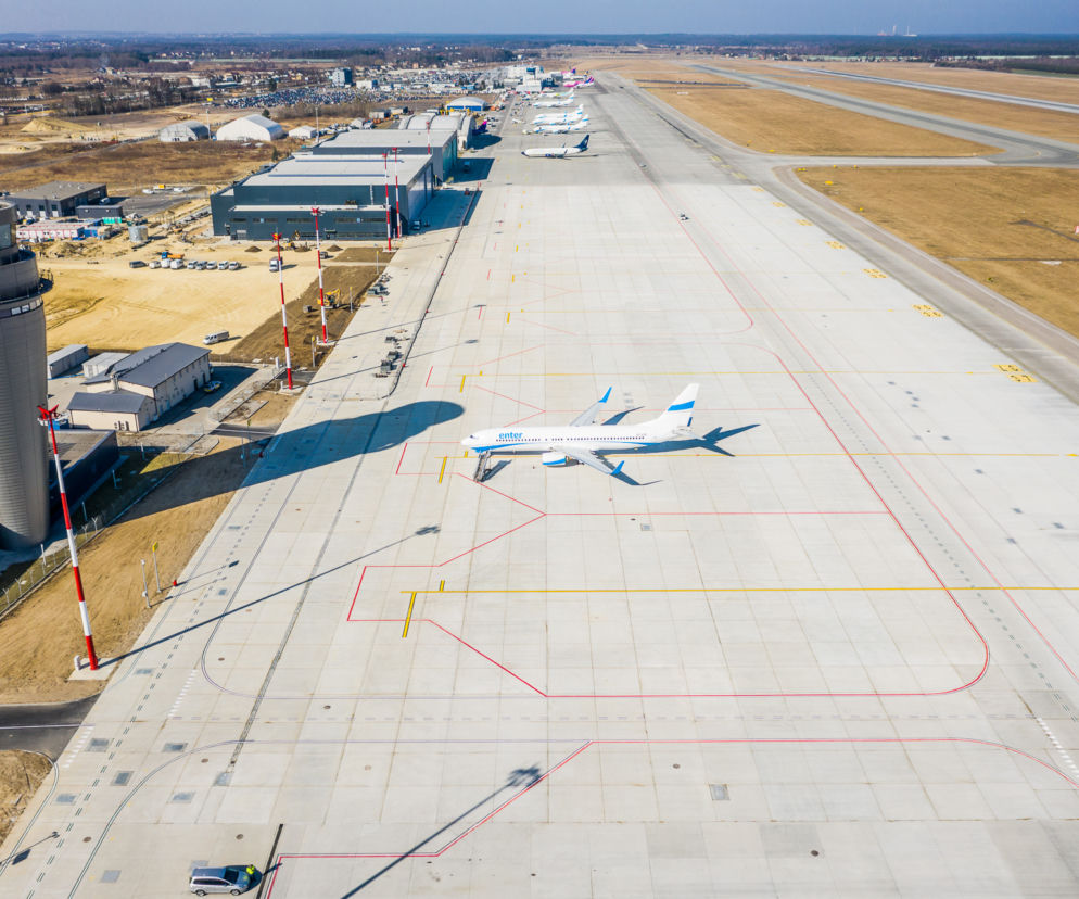 Katowice Airport z nową płytą postojową samolotów
