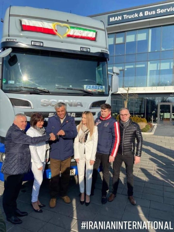 Fardin dostał kluczyki do nowej ciężarówki. Kiedy Irańczyk ruszy w drogę do swojej ojczyzny?