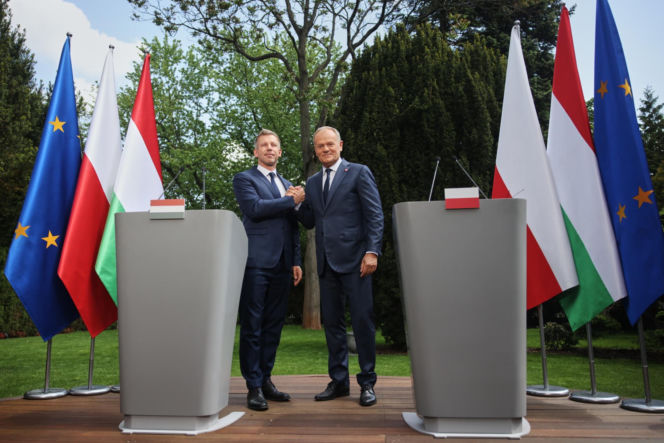 Spotkanie Donalda Tuska i Petera Magyara