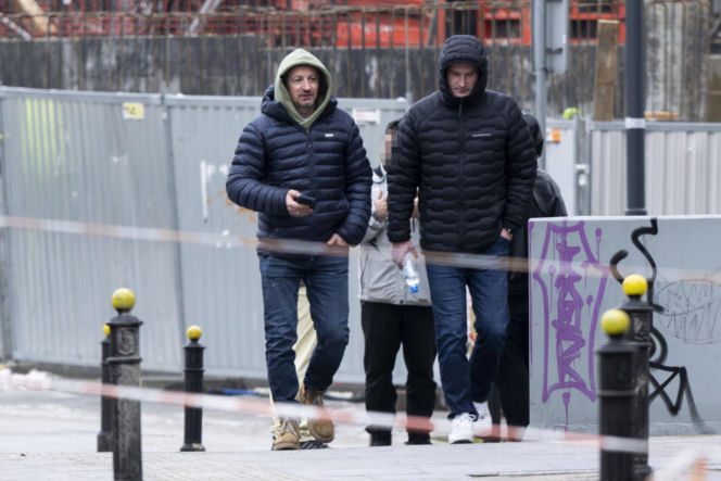 Adam Małysz z przyjacielem na kawie po spotkaniu z Prezydentem