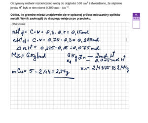 Matura próbna CKE 2026 - chemia. Poprawne odpowiedzi