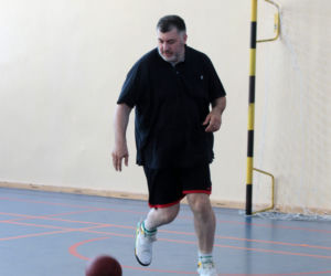 Artur Dziambor walczy na parkiecie
