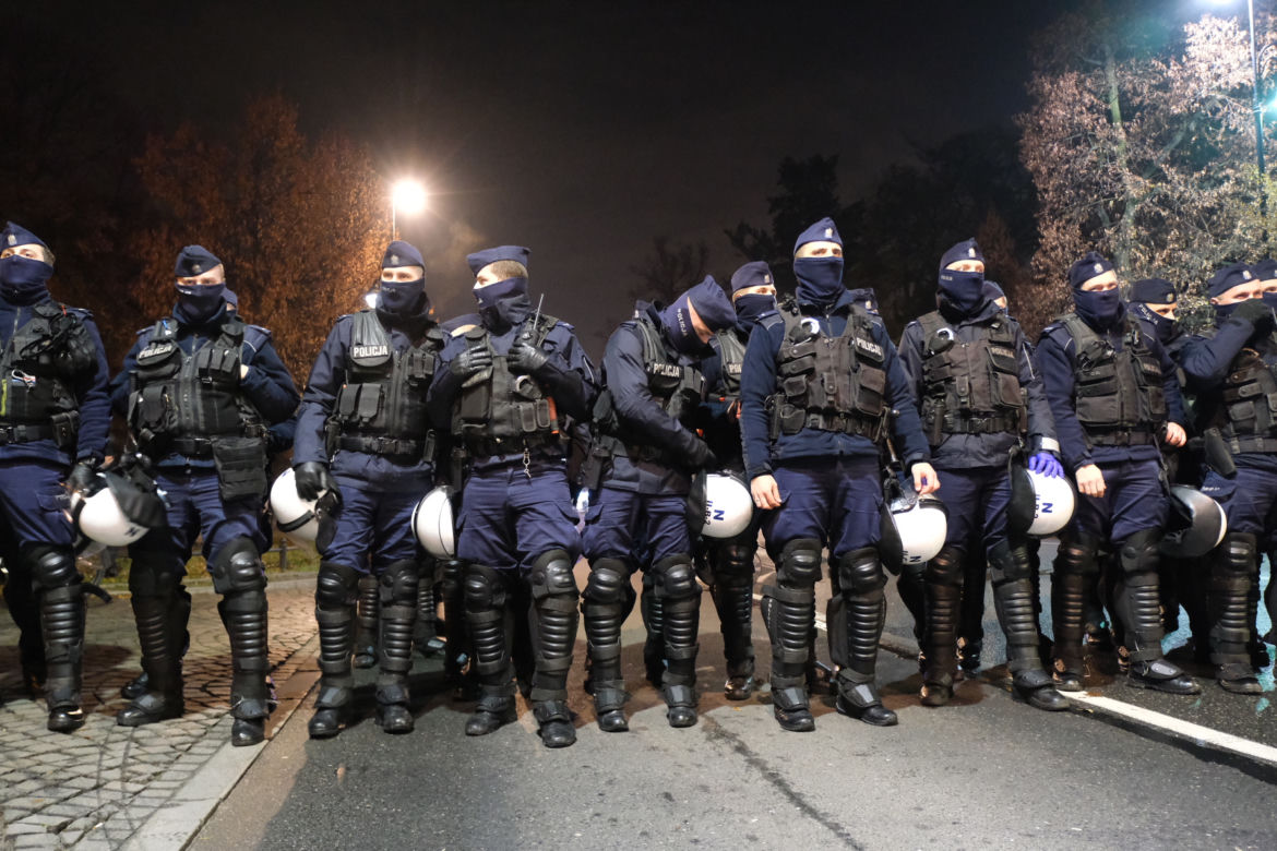 Blokada Sejmu przez Ogólnopolski Strajk Kobiet