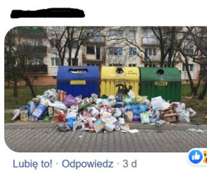 To nie tornado, to SEGREGACJA ŚMIECI! Szokujący widok na łódzkich osiedlach 