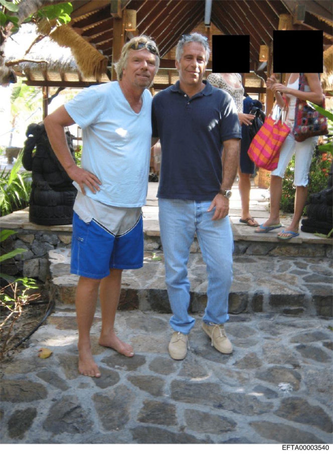 Jeffrey Epstein, Richard Branson