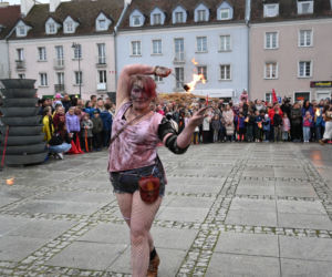Warmiński Festiwal Ognia i Światła w Biskupcu. Zobaczcie, jak było! [ZDJĘCIA]