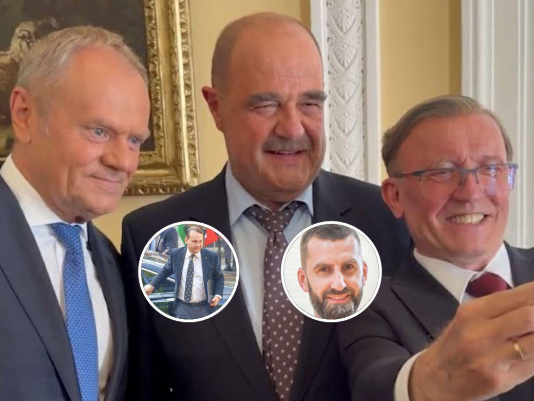 Donald Tusk na planie "Rancza". Internet i politycy komentują niespodziewaną wizytę