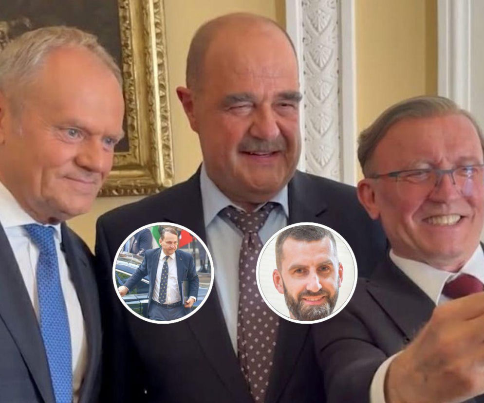 Donald Tusk, Cezary Żak i Artur Barciś na planie Rancza. Na wstawkach Radosław Sikorski i Marcin Możdżonek. Czytaj na Eska.