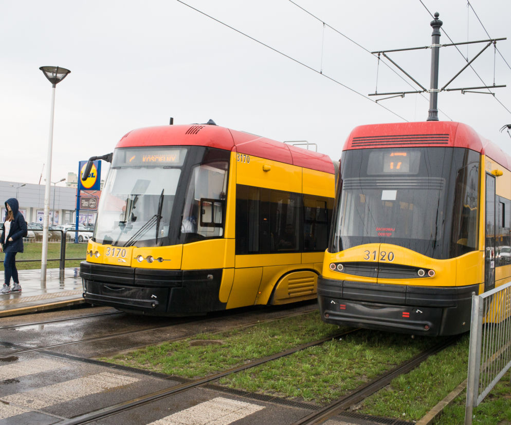 Tramwaj na Tarchomin nie może ruszyć
