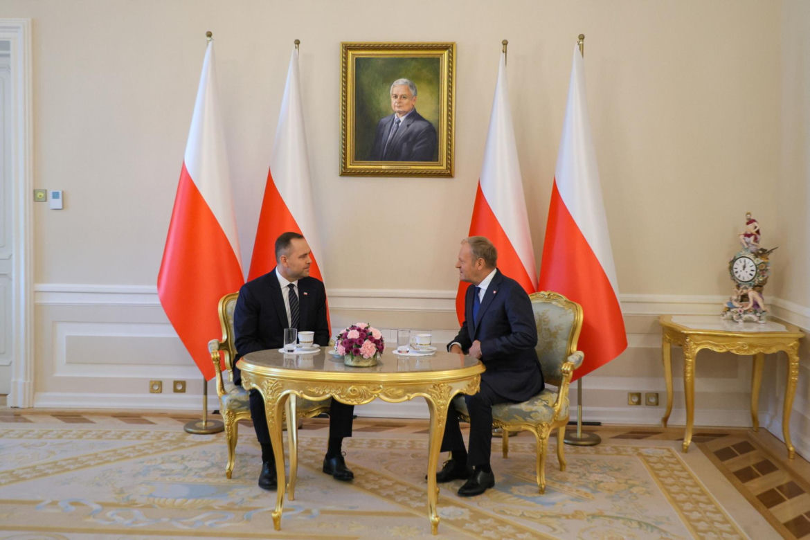 Spotkanie prezydenta Karola Nawrockiego z premierem Donaldem Tuskiem