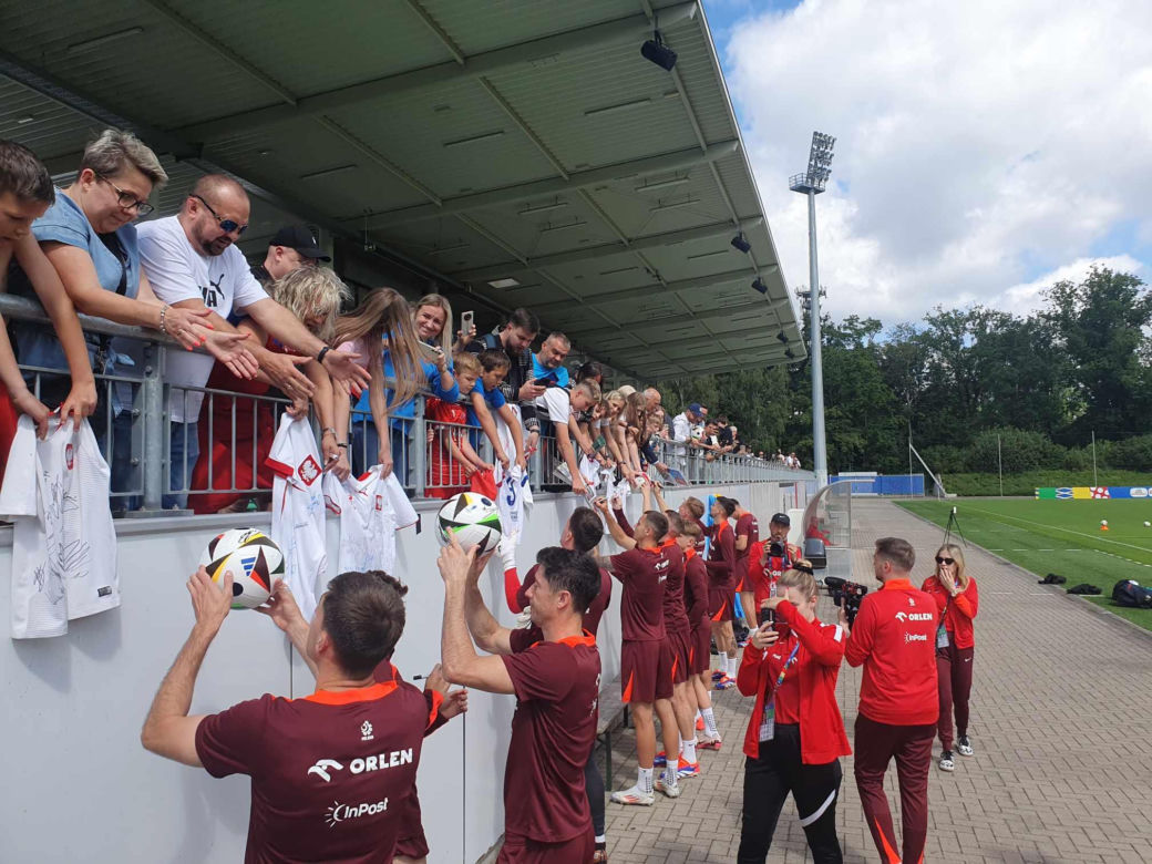 Reprezentacja Polski przygotowuje się na mecz z Francją