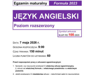 Matura 2026 angielski rozszerzony. Odpowiedzi i gotowa rozprawka [ARKUSZ CKE, ODPOWIEDZI]