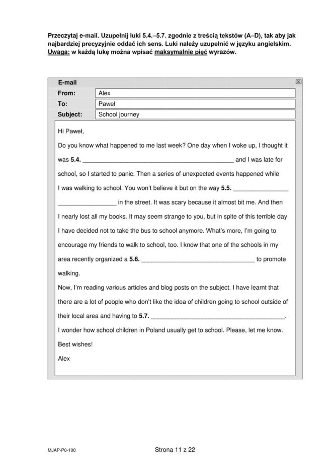 Matura próbna 2026: j. angielski arkusz CKE [6.03.2026]