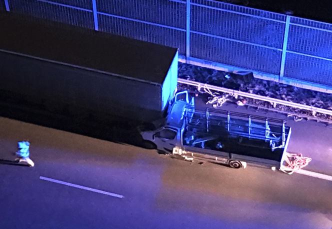 Wypadek na autostradzie A2