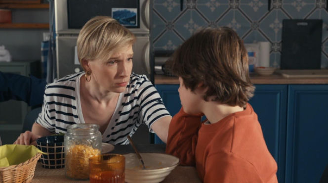 Barwy szczęścia, odcinek 3267. Sonia (Weronika Nockowska), Mateusz (Filip Kowalewicz)