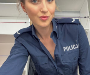 M jak miłość po wakacjach. Natalka (Dominika Suchecka) na planie