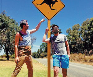 Biedroń zabrał chłopaka do Australii