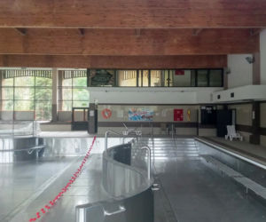 Opuszczony park wodny w Wysowej Zdrój