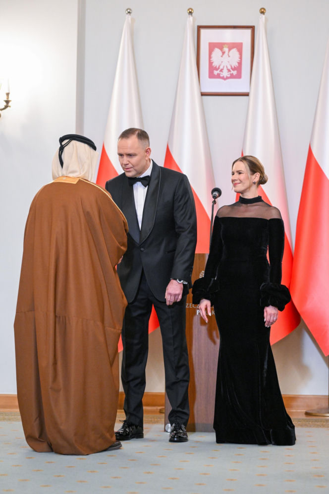 Nawroccy zadali szyku na spotkaniu z Korpusem Dyplomatycznym