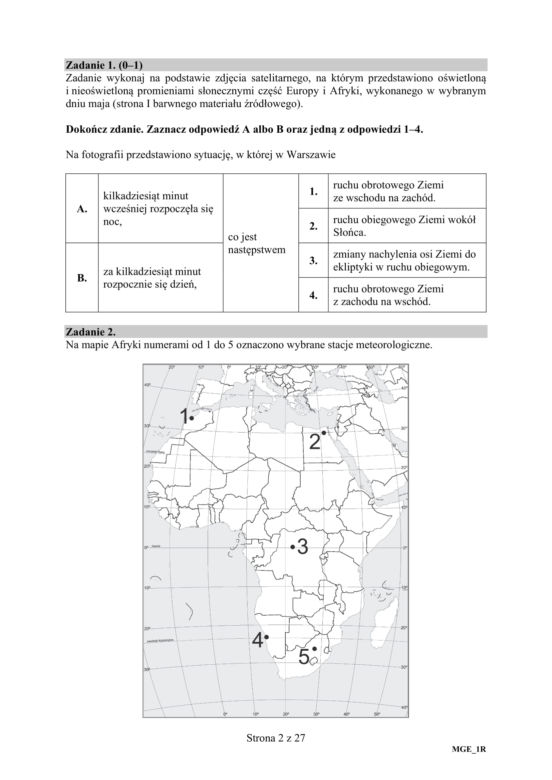 Matura 2020: Geografia. ARKUSZ CKE z geografii odpowiedzi z egzaminu 19.06.2020