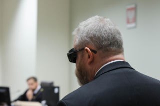 Grzegorz Braun po rozprawie