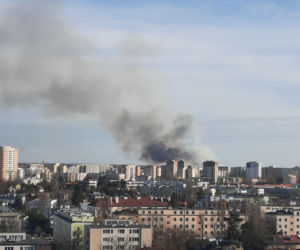 Wielka chmura dymu nad Warszawą! Co się dzieje?!