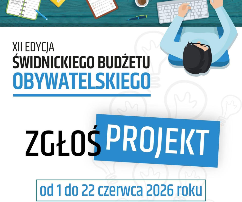 Plakat promujący budżet obywatelski w Świdniku.