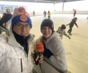 Kryte lodowisko przy Hali Urania