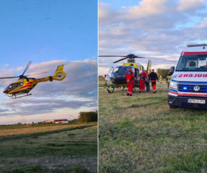 Sprzed domu zabrał ją śmigłowiec! 16-latka rozbiła się quadem na rodzinnej posesji pod Płońskiem [ZDJĘCIA]. 