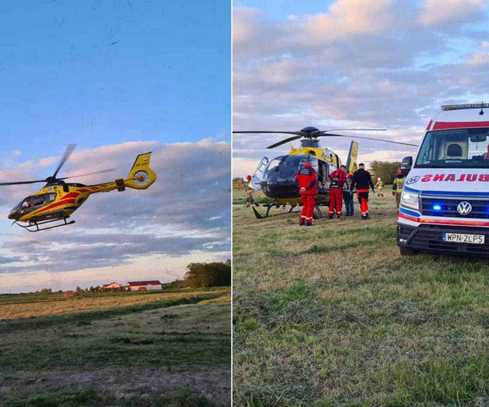 Sprzed domu zabrał ją śmigłowiec! 16-latka rozbiła się quadem na rodzinnej posesji pod Płońskiem [ZDJĘCIA]. 