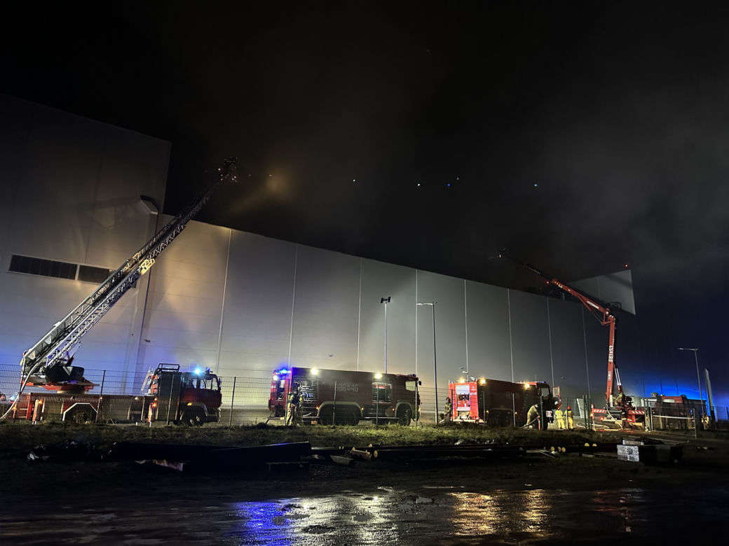Gigantyczny pożar piekarni w Małopolu  Zdjecia od Rytla powinny być