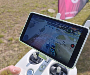 Dron nad ulicami Leszna. Kolejne kontrole kierowców 