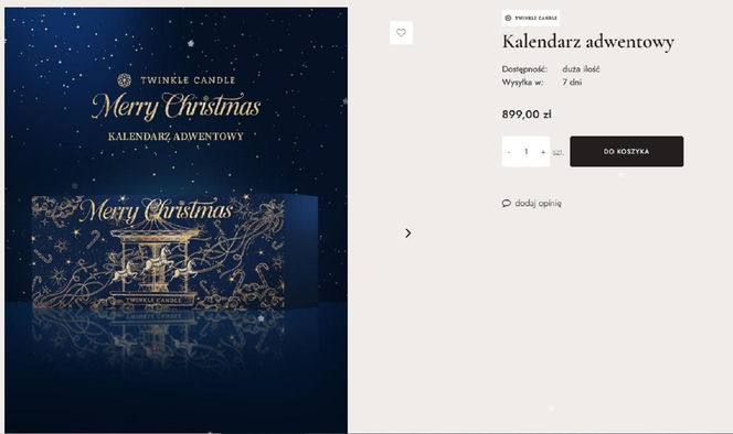 Andziaks sprzedaje kalendarze adwentowe. W tym roku trzeba zapłacić więcej. Warto się skusić?