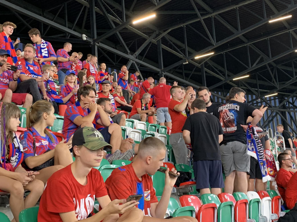 Świetna zabawa podczas meczu Raków Częstochowa - FC Kopenhaga 